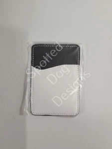 10 PU Leather Phone Card Holder Sublimation Blanks #X1007 - Picture 1 of 1