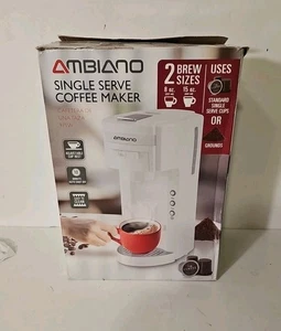 Cafetera monodosis Ambiano, blanca. Nuevo estado. - Imagen 1 de 7