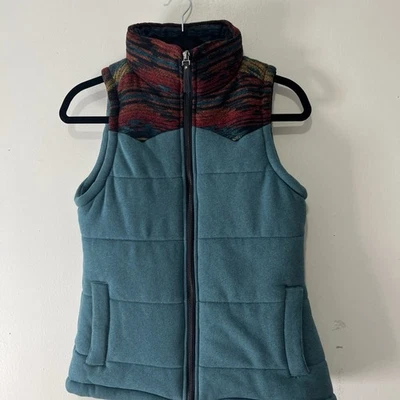 Chaleco Cruel Denim Para Mujer Talla Pequeña Vaquera Estilo Occidental Rodeo Ranch Foto 1 de 4