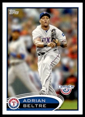 2012 Topps Opening Day #48 Adrian Beltre - Texas Rangers - Image 1 of 2