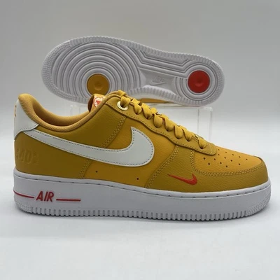 Womens Size 10.5 Nike Air Force 1 '07 SE Yellow Ochre Sneakers DQ7582 700 - Image 1 of 4