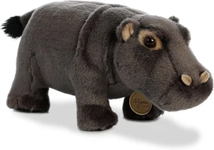 Aurora Adorable Miyoni  Hippopotamus Stuffed Animal - Lifelike Detail - Picture 1 of 4
