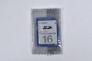 NIP Canon OEM 16MB SD Memory Card SDC-16m Made in Japan Original Genuine - Picture 1 of 2