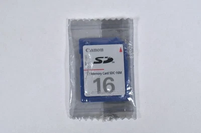NIP Canon OEM 16MB SD Memory Card SDC-16m Made in Japan Original Genuine - Image 1 of 2