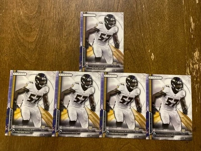(5) C. J. Mosley RC 2014 Topps Strata Hobby And Retail Rookie Lot Combined Ship - Image 1 of 2