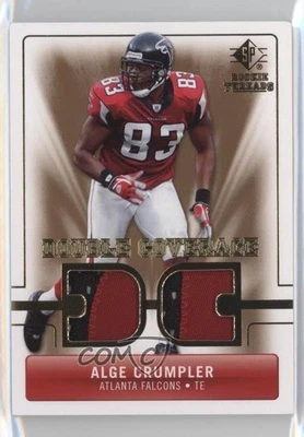 2007 SP Rookie Threads Double Coverage Alge Crumpler #DC-AC - Image 1 of 2