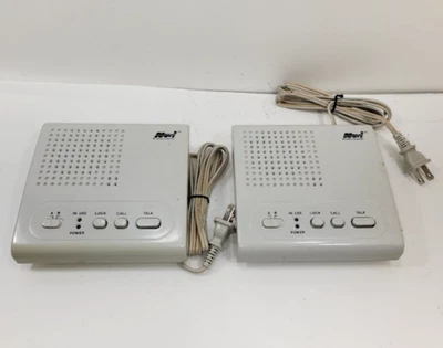 Pair of NOVI International WI-2C  2 Channel Wireless Intercoms w/ instructions - Image 1 of 4