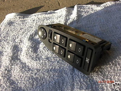 BMW E38 1997-2003 OEM E39 540i 740iL 740i 530i 525i 528i 730d 728i interruptor de ventana Foto 1 de 2