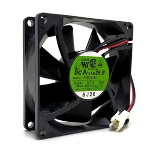 PUDC24B4 80mm 8025 DC 24V 0.07A 8cm Mute Silent Quiet Industrial Equipment Fans - Afbeelding 1 van 4