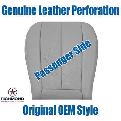 97-03 Benz CLK320 CLK430 - Cubierta de asiento de cuero genuino inferior lateral del pasajero gris Foto 1 de 4