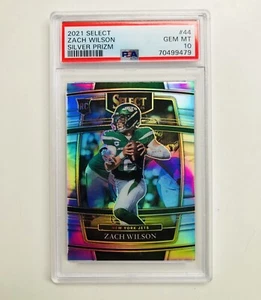 2021 Select ZACH WILSON Silver Prizm Concourse RC #44 PSA 10 - Picture 1 of 2