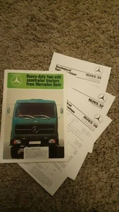 Mercedes-Benz 1626S/30/32/35 Heavy Semitrailer Tractor Truck Lorry Brochure 1978 - Picture 1 of 1