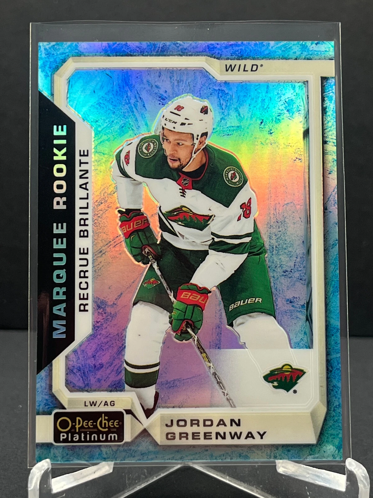 2018-19 O-Pee-Chee Platinum JORDAN GREENWAY /79 Rookie Arctic Freeze RC #161 SP