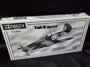 Encore YAK-9 DD/T/K WW2 SOVIET AF VVS FIGHTER Airplane Model Kit Yakovlev SEALED - Picture 1 of 1