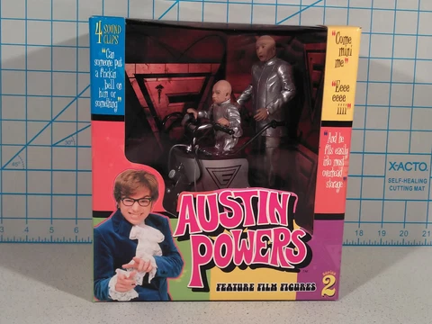 Austin Powers - Dr. Evil & Mini Me With The Mini Mobile Figures, McFarlane 1999 Cover