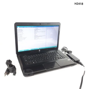 HP 2000 15.6" Laptop AMD E1-1200 APU 4GB RAM 640GB HDD Boot/BIOS No OS H2418 - Picture 1 of 13