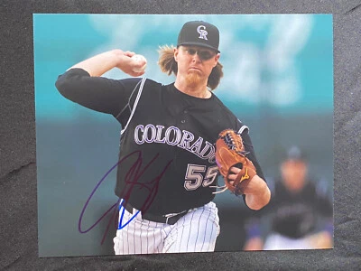 Jon Gray Colorado Rockies Signed Auto Autographed 8x10 Photo - Image 1 of 3