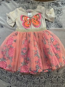 Lot Of 4 Girls Dresses Sz 3T, 2 NWOT Sparkle, Cats, Unicorns, Country, Cute - Picture 1 of 15