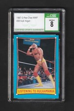 1987 OPC HULK HOGAN #38  ~ Listening to Hulkamania !  WWF WWE O-Pee-Chee CSG 8 !
