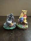 Winnie The Pooh & Eeyore Disney Grolier Figurine Ceramic Figurine Collectible