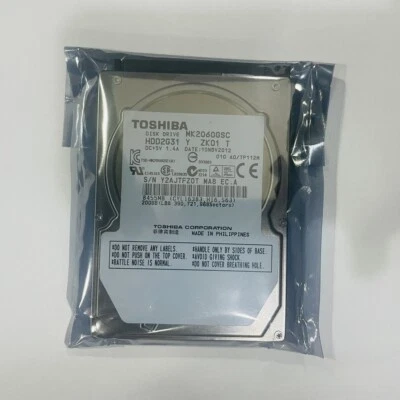 Toshiba 200GB 2.5" MK2060GSC Car Auto Navigation/Industrial Computer Hard Drive- - Image 1 of 3