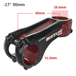 31.8mm Bike Stem 17 Degree MTB Road Mountain Bike 90mm Handlebar Stem Power Part - Picture 1 of 14