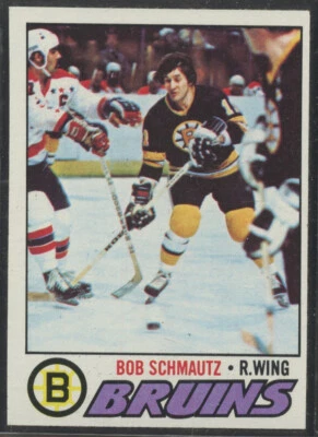 1977-78 Topps #59 Bob Schmautz Boston Bruins - Image 1 of 2