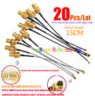 20Pcs/Lot IPX to SMA Female inner hole Antenna Cable 15CM for RC WiFi GSM GPS 4G