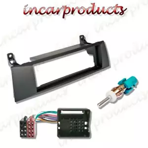 BMW Single DIN CD Radio Stereo Facia Fascia Adaptor Plate Panel Fitting Kit - Picture 1 of 4