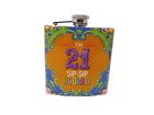 Grassland Road Graphic Flask - New - "I'm 21 Sip-Sip Hooray!"