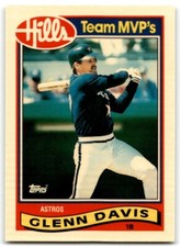 1989 TOPPS HILLS TEAM MVP'S GLENN DAVIS HOUSTON ASTROS #10