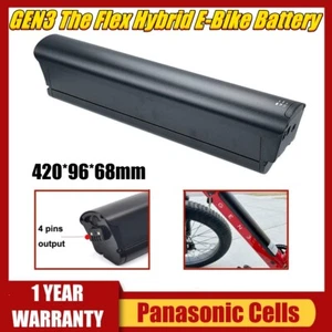 GEN3 Flex Hybrid Electric Bike Battery 48V 14Ah 36v 17.5ah for ECOBIKE SX3 Ebike - Picture 1 of 12