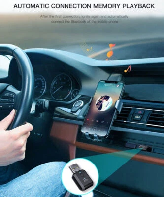 Easy Installation Auto Wireless Bluetooth Kfz Radio Adapter USB für Handy Tablet - Bild 1 von 4