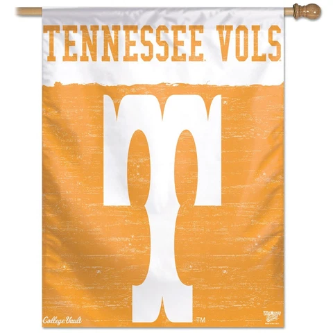 TENNESSEE VOLUNTEERS VAULT 27"X37" BANNER FLAG BRAND NEW FREE SHIPPING WINCRAFT Cover