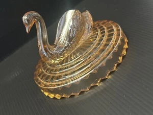 Vtg Marigold Jeannette Lidded Crystal Cut Glass - Picture 1 of 1