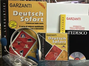 (I CD-ROM) LINGUISTICI DEUTSCH SOFORT con cuffia e microfono - Foto 1 di 1