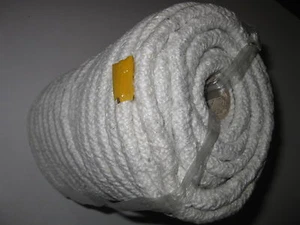 NEW ONE  METER OF  Round Ceramic Fiber Rope Ø8mm Heat Resistant up to 1260°C - Picture 1 of 2