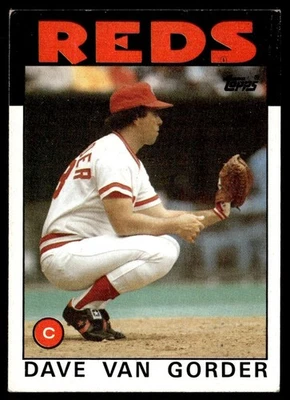 1986 Topps Dave Van Gorder Cincinnati Reds #143 - Image 1 of 2