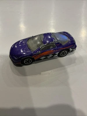 Vintage Matchbox Chevrolet Camaro Z28 Purple Orange Black White 5Sp 4th Gen 1993 - Image 1 of 2