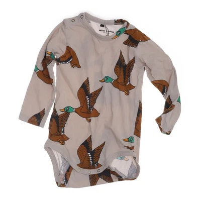 Mini Rodini, Body, Größe: 80/86, Beige/Braun/Grün, Elasthan/Bio-Baumwolle #BZy - Bild 1 von 4