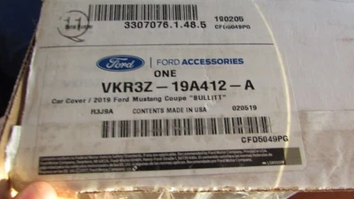 СТАРАЯ ЗАВОДСКАЯ ОБЛОЖКА АВТОМОБИЛЯ FORD 2019 MUSTANG BULLITT EDITION #VKR3Z-19A412-A - Изображение 1 из 4