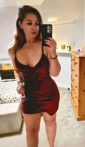Boohoo Night Berry Wrap Strappy Mini Dress Asymmetric Skirt Size 12 - Picture 1 of 9