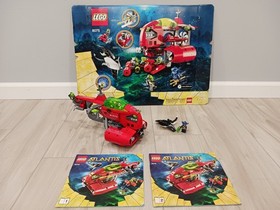 LEGO Atlantis: Neptune Carrier (8075) Complete, with Minifigs, Instructions, Box