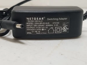 Genuine Netgear Switching AC Adapter 7.5V 1A DSA-9R-05 AUS 332-10014-01 EL2 - Picture 1 of 2