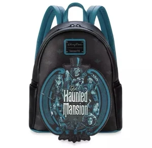 Disney Parks The Haunted Mansion Loungefly Backpack - Glow In The Dark - Picture 1 of 3