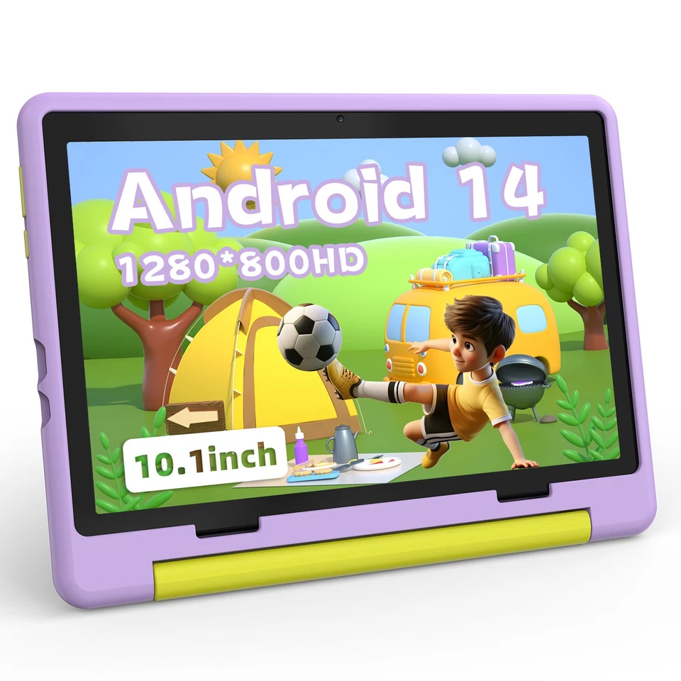 2025 10 zoll Android 14 Kinder Octa Core 8GB+64GB 1280 x 800 IPS Wi-Fi 6G Tablet - Bild 1 von 4