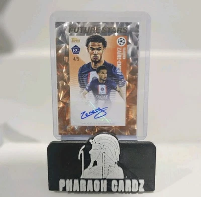 Warren Zaire-Emery 4/5 Topps Gold Rookie RC Autograph SSP - Image 1 of 3