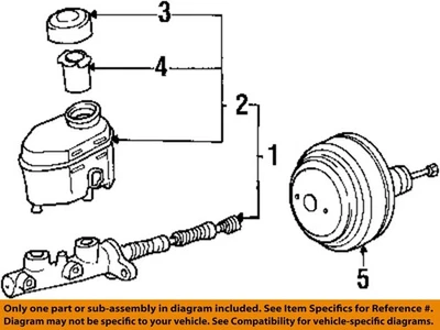 Cilindro maestro de freno usado se adapta a: Toyota Tundra 2000 grado A Foto 1 de 2