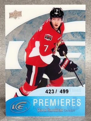2011-12 Upper Deck Ice #84 David Rundblad RC 423/499 - Image 1 of 2