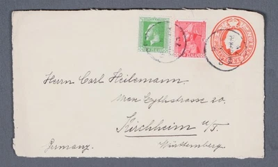 MayfairStamps Nueva Zelanda a Württemberg Alemania Cubierta de papelería mejorada aau_83 Foto 1 de 2